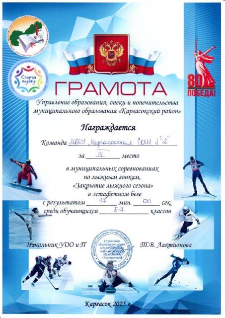 ШСК достижения 2024-2025 учебный год.