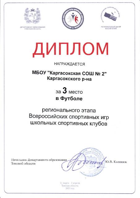ШСК достижения 2024-2025 учебный год.
